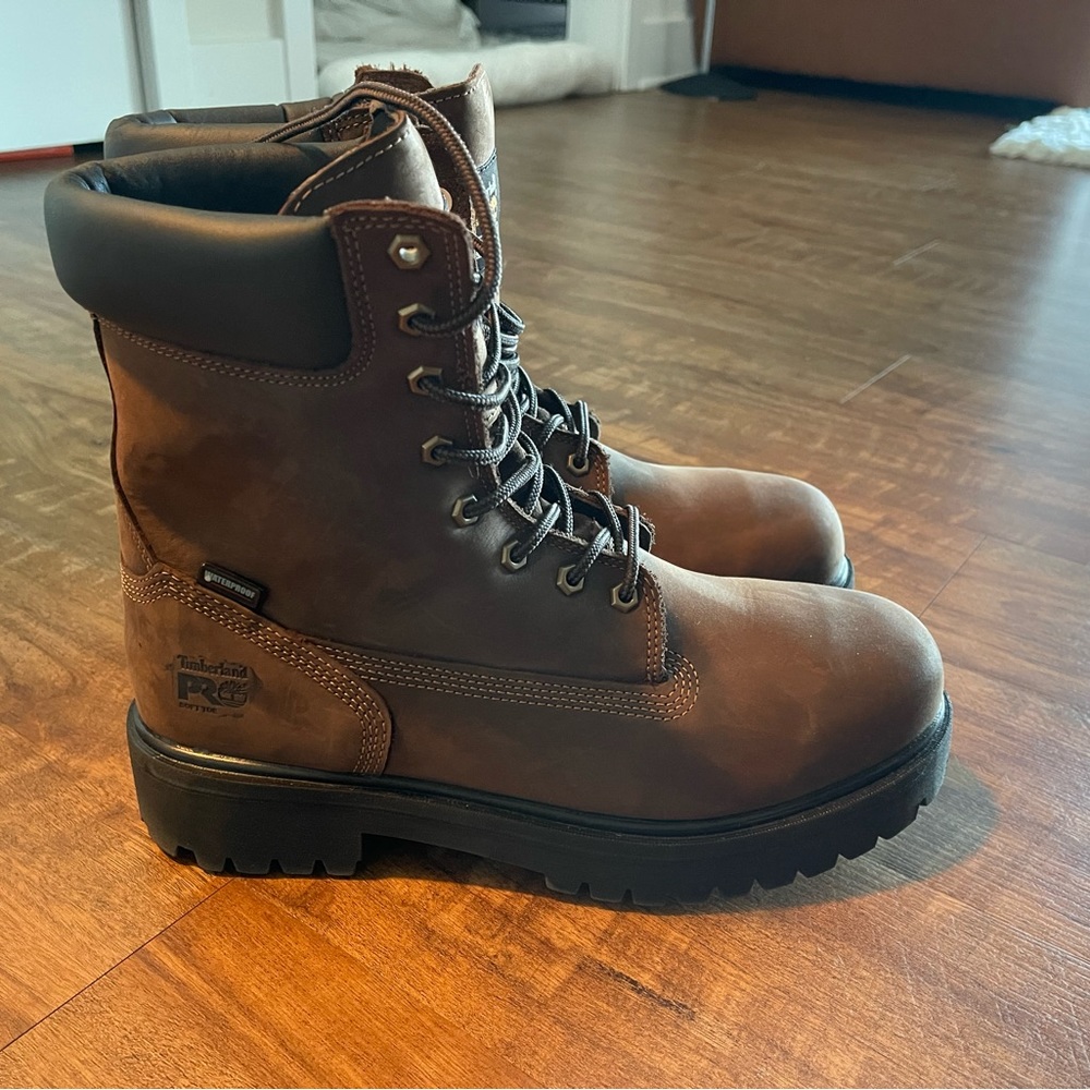 Timberland PRO Boots: Men's Brown Oiled Waterproof insulated steel toe Work Boot